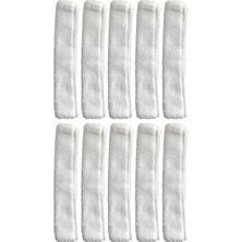 Mediterian Yedek Cam Peluş Mop 35 cm 10'lu set, temizlik kolaylığı ve hijyen sağlar.