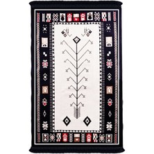 Home Çift Taraflı Kilim Makinede Yıkanabilir Modern Desenli 120X180CM
