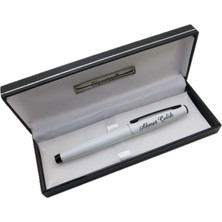 Signator® M586 Mat Beyaz Roller Kalem | Isme Özel Kalem | Hediyelik Kalem