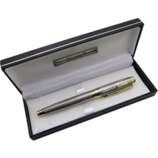 Signator® M579 Gold Krom Desenli Tükenmez Kalem | Isme Özel Kalem | Hediyelik Kalem