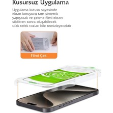 Samsung Galaxy S24 Ultra Kolay Uygulama Aparatlı Ekran Koruyucu 9h Tam Kaplayan Temperli Cam