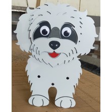 Köpek Saksı Standı- Poodle Cins (Saksı Hediyeli)