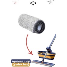 Mediterian Yıkanabilir Squeeze Mop Yedek Bezi, 1 adet, Pratik ve Temiz Kullanım Çeşit: Yedek