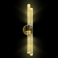 BH BACK HOME BHBACKHOME BUBBLEFLUX DUBBLE ŞIK VE ZARİF MODERN LED DUVAR APLİK 51 CM LARGE GOLD ELEKTRİKLİ