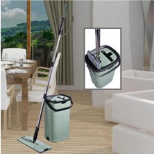 Mediterian Yeşil Slim Mop Temizlik Seti, Pratik ve Kolay Kullanım, Yeni Model, Çok Amaçlı Set