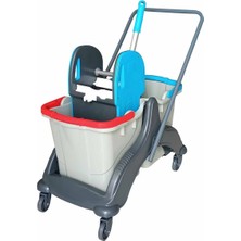 Mediterian Pratik hafif dayanıklı temizlik arabası seti, kolay kullanım ve taşıma sağlar