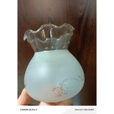 Fanus Avize Camı Mat Beyaz Hatalı Ürün(Boyu 14 Cm, Çapı 12 Cm)