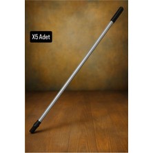 Mediterian Yerden Temizlik Seti, Fırça, Mikrofiber, Alüminyum Sap, 5'li, 120 cm, TR, Başakşehir