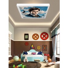 Harry Potter Çocuk Odası Avize, 60X60 Kare, 60WATT,BEYAZ Işık LED Lamba,çocuk Odası Modern LED Avize