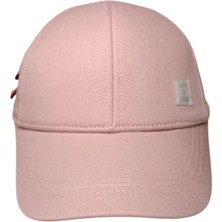 Spteks Kitti 9-15 Yaş Kız Garson Pembe Renk Baskı Figürlü Yazlık Şapka