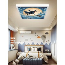 Gökyüzü Panel Harry Potter LED Avize, 60 x 60 Genç Odası LED Lamba, 60W, Beyazı Işık, Harry Potter Çocuk Odası Lamba