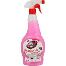 Mediterian Pembe silikonlu cam temizleyici 750 ml, parlak ve hijyenik camlar için ideal seçim