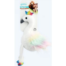Pawise Rainbow World-Flamingo Köpek Oyuncağı Drstr