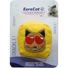 Eurocat Kedi Oyuncağı Kedi Suratlı Küp 6 cm Drstr