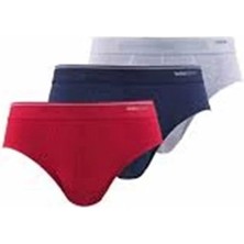 Erkek  Pamuklu 3lü Boxer Slip 9672