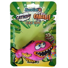 Eurocat Kedi Oyuncağı Yemli Pembe Balık 24 cm Drstr