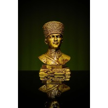 Özel Tasarım Küçük Boy Mustafa Kemal Atatürk Büstü Heykel Biblo