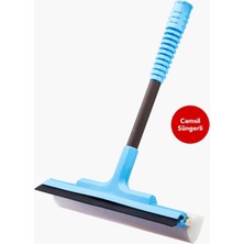 Mediterian 25 Cm Süngerli Cam Temizlik Fırçası, Parlak ve Güzel Görünüm İçin Uygun