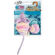 Afp Knotty Habit - Renkli Peluş Fare Ipli Oyuncak Drstr