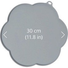 Catit Çiçek Şekilli Su Pınarı Altlığı Gri Drstr