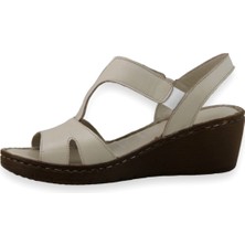 Mammamia D23YS-1055 Deri Comfort Kadın Sandalet