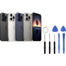 Senal Store Apple Iphone 15 Pro Arka Kapak +B7000 Yapıştırıcı+Tamir Seti