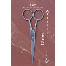 Katilus Bıyık Sakal Düzeltme Makası 12 cm  Kuaför Saç Bıyık Sakal Kaş Kesim Makası