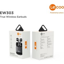 Lenovo EW303 Bluetooth 5.0 Kablosuz Tws Mikrofonlu Kulak Içi Kulaklık Beyaz