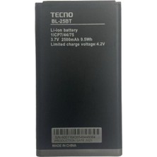 Senal Store Tecno T528 Pil Batarya BL-25BT 2500 Mah