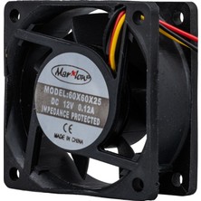 Marxlow Alfa Aksesuar 03 IC-216 Fan 60*60*25MM 12V Dc 3 Kablolu 6x6 Fan