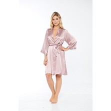 Sistina Vizon Ipek Saten Sabahlık - 14006 - Beden Xl Drstr
