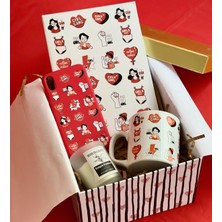 Giftmoda Iphone Telefon Kılıflı Girl Gang Tasarımlı Kadınlara Özel Hediye Seti