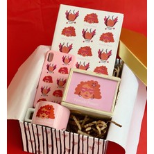 Giftmoda Iphone Telefon Kılıflı Kadın Gücü Tasarımlı Kadınlara Özel Hediye Seti