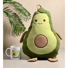 Giftmoda Avokado Yastık Ve Bro Best Friends Forever Tasarımlı Kupa Set