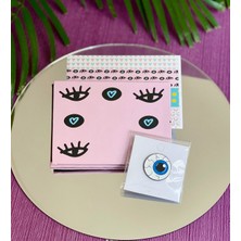 Giftmoda Nazar Göz Mini Albüm Ve Rozet Set