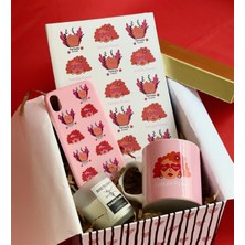 Giftmoda Iphone Telefon Kılıflı Kadın Gücü Tasarımlı Kadınlara Özel Hediye Seti