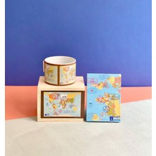 Giftmoda Travel Tasarımlı Mini Fotoğraf Albümü ve Kutulu Kupa