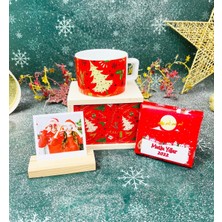 Giftmoda Kırmızı Yeni Yıl Tasarımlı Yılbaşı hediye Seti