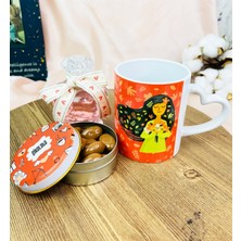 Giftmoda İlkbahar Kızı Tasarımlı Kadınlara Özel Hediye Seti