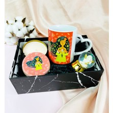 Giftmoda Özel Kutulu İlkbahar Kızı Tasarımlı Hediye Seti
