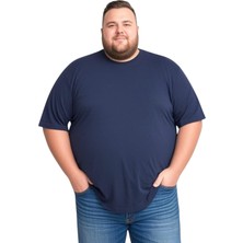 Sngl Erkek Büyük Beden Oversize Kısa Kollu T-Shirt 3xl 4xl 5xl 6xl 7xl 8xl