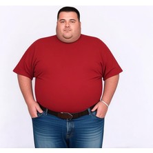 Erkek Büyük Beden Oversize Kısa Kollu T-Shirt 3xl 4xl 5xl 6xl 7xl 8xl