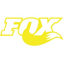Fox Araba Sticker 17X17 cm Sarı
