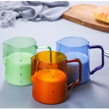 Jesse - Cam Borosilikat Pitcher Süt Potu 500 ml Ateşe Dayanıklı