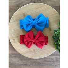 Bebeğin Için En Konforlu Bandana,2'li Set 0-2yaş Kız Bebek Penye Fiyonk Bandana