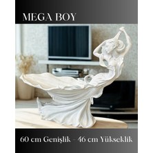 Fu Glowıs Mega Boy Dans Eden Tanrıça Figüründe Dekoratif Mum – Kokulu | Özel Seri