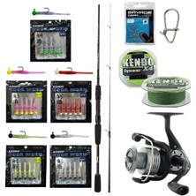 Yekoutdoor Hookworm Lrf Seti Okuma Wave Power 228 cm 2-12 gr Lrf Kamışı&okuma Revenger Rv-25 Fd Olta Makinesi