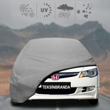 Honda Civic Sedan (2006 - 2012) Oto Branda Su Geçirmez Miflonlu Araba Brandası Klipsli Araba Çadırı