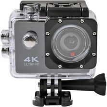 4K 30FPS Full Hd Aksiyon Kamerası 1080P Su Geçirmez  Wifi