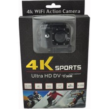 4K 30FPS Full Hd Aksiyon Kamerası 1080P Su Geçirmez  Wifi
